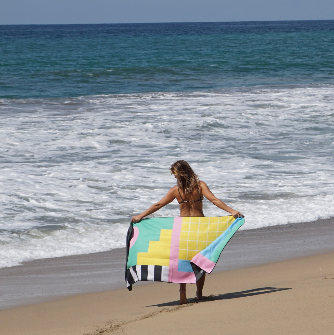 Beach & Yoga Towel "Candy Splash"