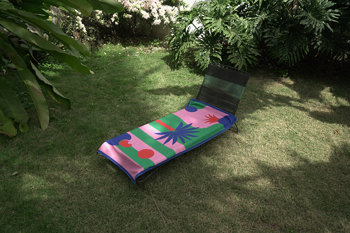 Beach & Yoga Towel "Palmy Springs"