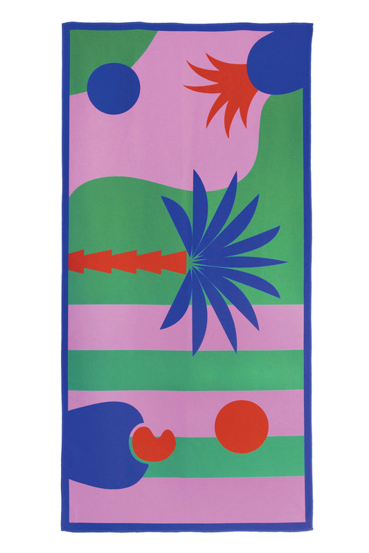 Beach & Yoga Towel "Palmy Springs"